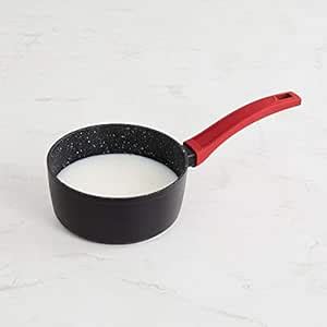 Buy Home Centre Magnus Aluminium Milk Pan Without Lid - Black Online at ...