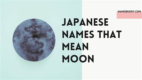 50+ Japanese Names Meaning Moon, Ice, And Snow - NamesBuddy