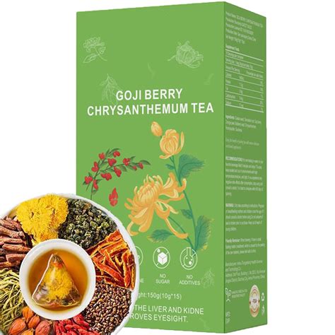 Amazon.com : Goji Berry Chrysanthemum Tea - Herbal Dandelion Wolfberry Tea, Chrysanthemum Goji ...