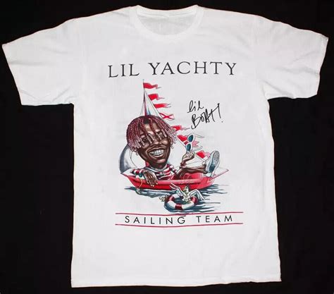 Collection Lil Yachty Gift For Fan Hip Hop White t-Shirt L2908_18 "Hip ...
