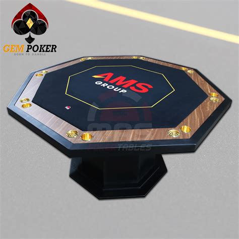 LUX SERIES POKER TABLE IVORY P49 I GEM POKER