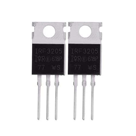 ROBOBULLS ELECTRONICS IRF3205 Power MOSFET TRANSISTOR PACK OF 2 ...