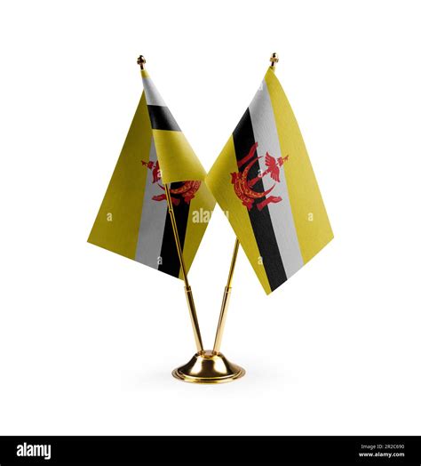 Small national flags of the Brunei on a white background Stock Photo - Alamy