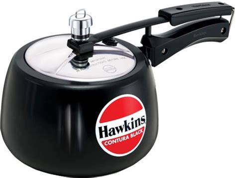 Hawkins Contura Black 3 L Pressure Cooker Price in India - Buy Hawkins ...