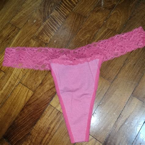 Simple Pink Lace Panty, Women's Fashion, New Undergarments & Loungewear ...