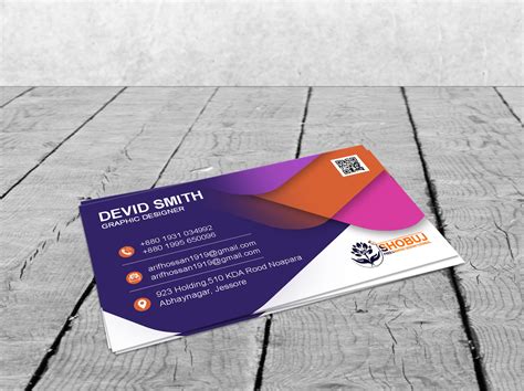 Graphic Designer Business Card Design 的图像结果