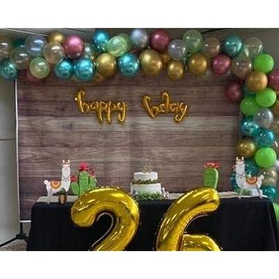 BINQOO 8x6ft Retro Wood Wall Background Congrats | Ubuy India