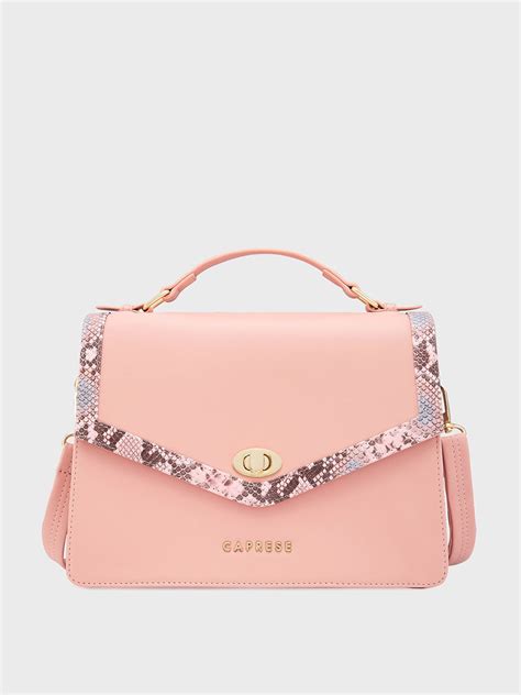 Buy Caprese Oriana Medium Light Pink Sling Bag @ 1049 | Caprese Bags