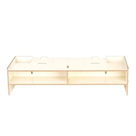 Buy ONEISALL Bamboo Monitor Stand Riser with Storage Organizer, Desktop ...