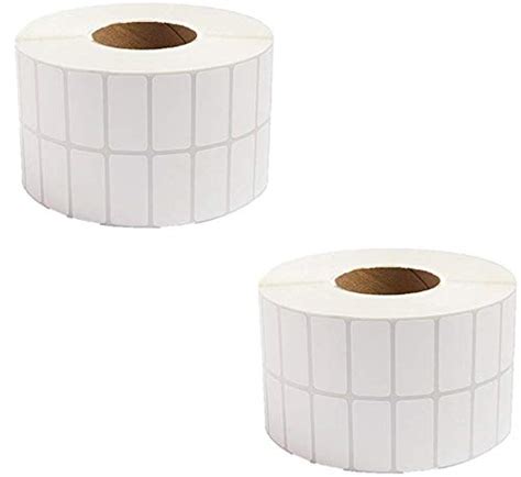Barcode Label Rolls Chromo Plain White, 38mm*25mm, 1 Inch core, Inside ...