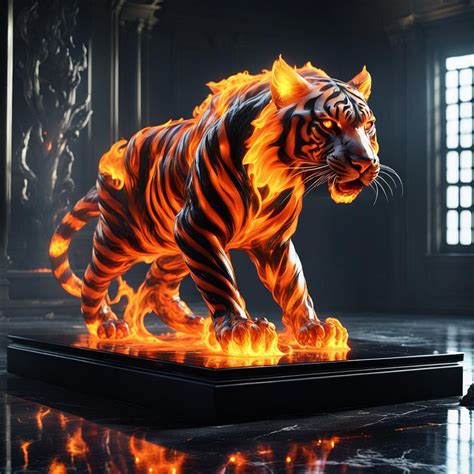 Tiger, Tiger Burning Bright - AI Generated Artwork - NightCafe Creator