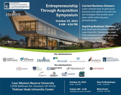 Mark your calendars for Case Western Reserve University Weatherhead ...