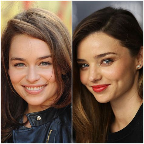 Better face: Emilia Clarke vs. Miranda Kerr : r/CelebBattles