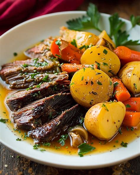 Crock Pot Roast with Potatoes and Carrots