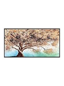 999STORE Modern Tree Art With Abstract Effect Leaves Modern Art ...