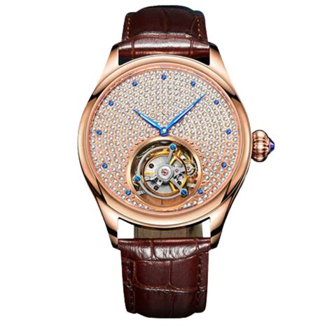 AESOP Full Crystal Dial Tourbillon Watch 7012 – DREAM WATCHES