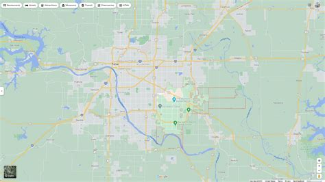 Broken Arrow Oklahoma Map - United States