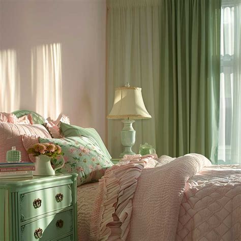 18+ Pink and Green Bedroom Ideas for a Perfect Color Match