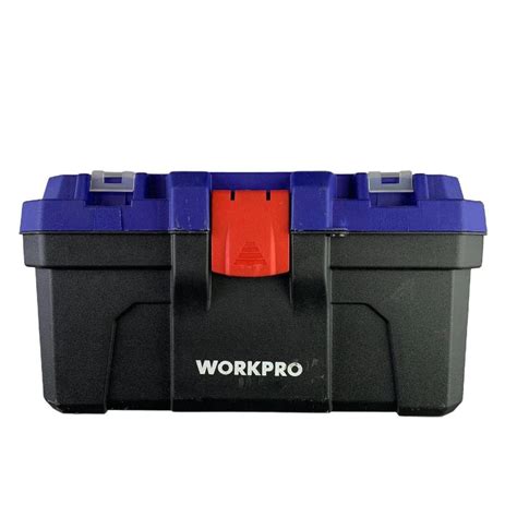 Plastic tool box, size 410mm (16 inches) Workpro - WP283001 Dark blue ...
