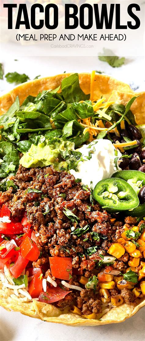 Taco bowls – Artofit