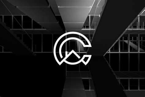 Geometric Letter C Real Estate Logo by Luxury Logos on @creativemarket