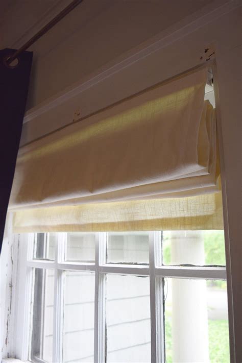 How to make your own cordless roman shades out of cheap vinyl mini ...