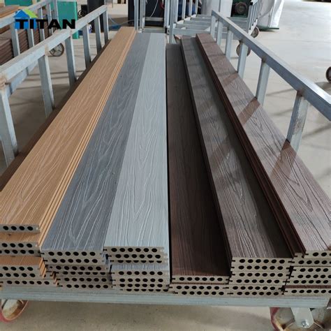 Wood Plastic Engineered Flooring Co-Extrusion Composite WPC No Gap ...