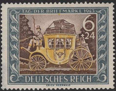 SCG2203 - Germany 1943 Day of the Stamp – Mail Coach – Stamp and Cover ...
