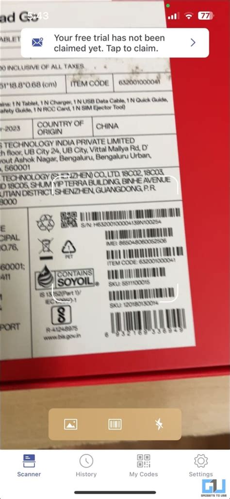 Image result for How to Scan Barcode Using iPhone