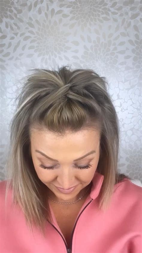 Easy half up hairstyle for any length – Artofit