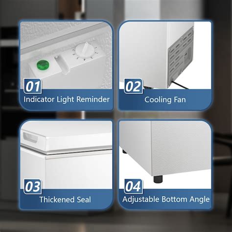 COWSAR 1.8-cu ft Garage Ready Manual Defrost Chest Freezer (White ...