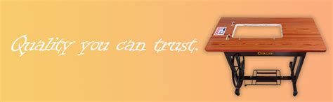 Oson Iron S.V.Sewing Machine Stand & Table (Hand Held-Domestic) (Brown ...