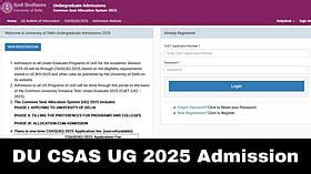 DU UG Admission 2025: Registration Begins At admission.uod.ac.in; Know ...