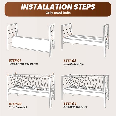 POWKOL Livestock Grain & Hay Feeder for Goats, 90 Gallon India | Ubuy