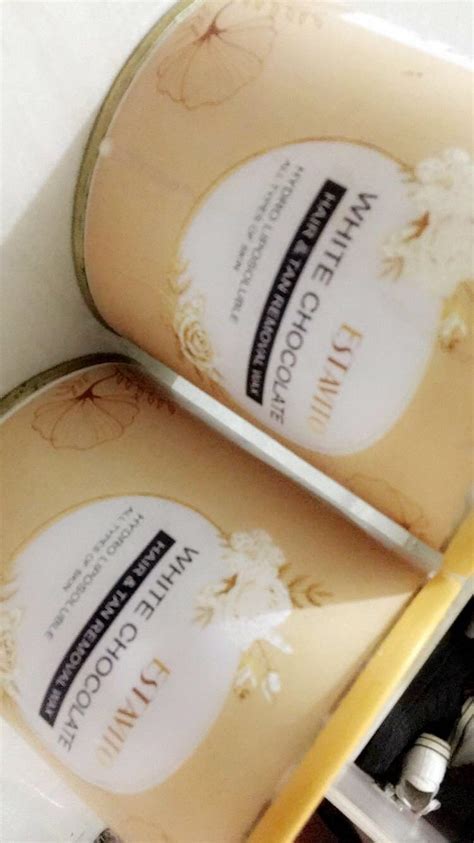 ESTAVITO White Chocolate Wax 800ml For Hair & Tan Removal |PACK OF 2 ...