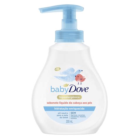 Jabón Liquido Corporal Baby Dove Humectación Enriquecida 200 ml