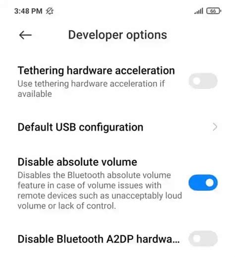 Image result for Disable Absolute Volume Android