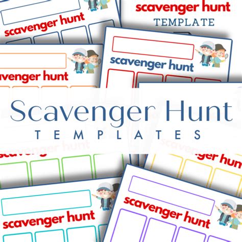 Scavenger Hunt Template - Organized 31