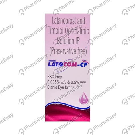 Latocom Cf Bottle Of 10ml Eye Drops: Uses, Side Effects, Price & Dosage ...
