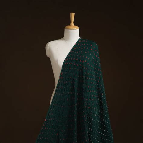 Bandhani Fabrics - Bandhani Tie-Dye Cotton & Silk Fabric | iTokri