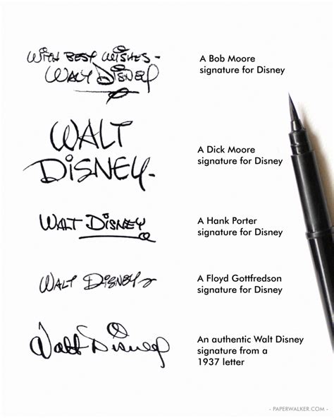 Walt Disney Signature