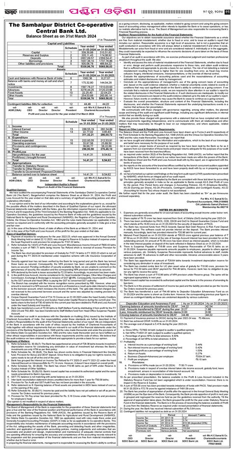 Publications-Sambalpur Dist Coop Central Bank Ltd.