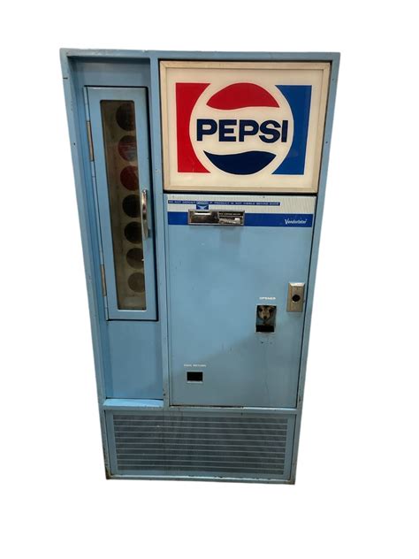 1970s Pepsi-Cola Vending Machine - Good Working Order (approx 25in W x ...