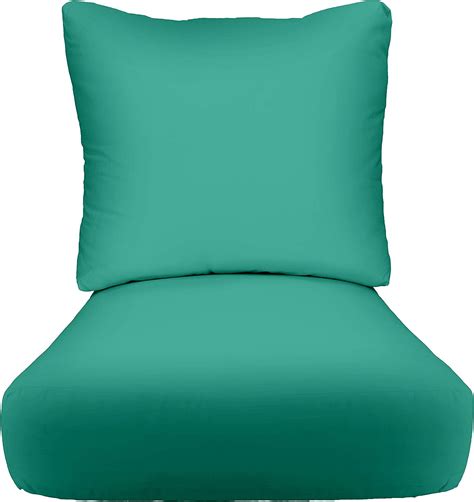 Décor Indoor Outdoor Deep Seating Cushion Set, 24”X 27” X 5” Seat 25” X ...