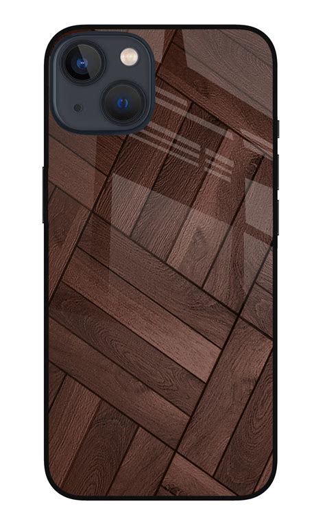 Buy Now Wooden Texture Design Glass Case for iPhone 13 Online | Casekaro