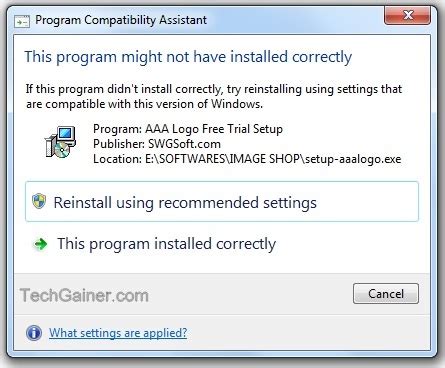 Image result for Program Compatiabilty Service