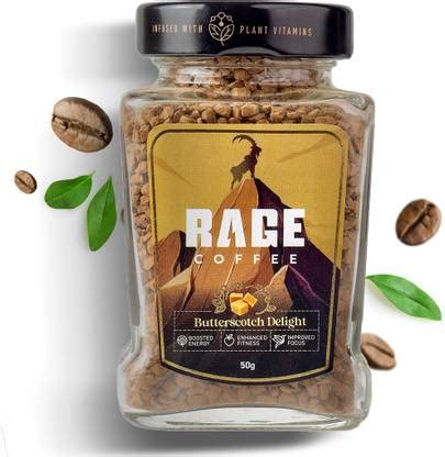 RAGE Coffee 50 Gms Butterscotch Delight Flavour - Premium Arabica ...