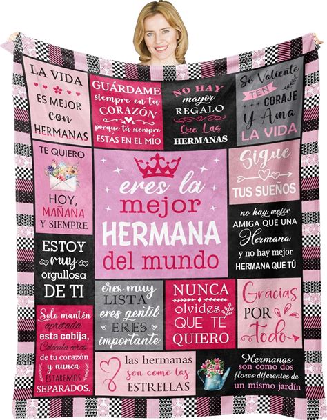 Regalos para Hermanas Manta, Spanish Gifts for Sister, Mejores Regalo ...