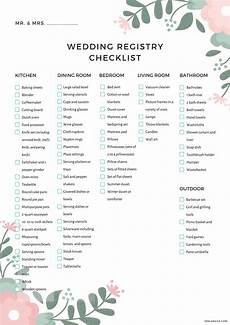 Wedding Registry by The Complete Wedding Registry Checklist Free Printable Wedding Registry
