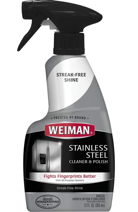 Weiman Stainless Steel Cleaner & Polish, 12 fl oz : Amazon.in: Health ...